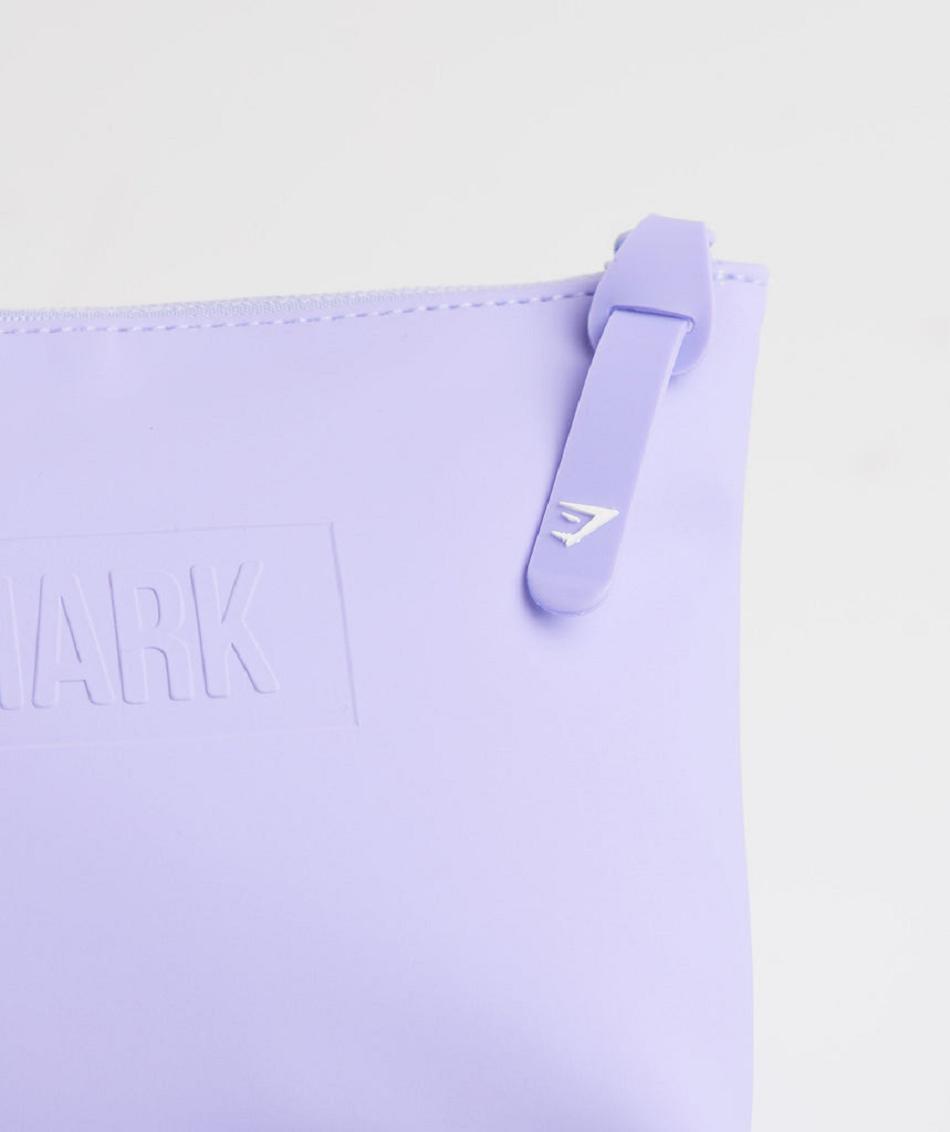 Plecaki Damskie Gymshark Everyday Zip Pouch Fioletowe | PL 2037GSO